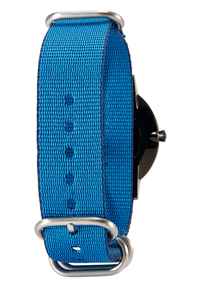 20mm Nylon #TIDE One Piece Band - Bleu marine / bleu View 5