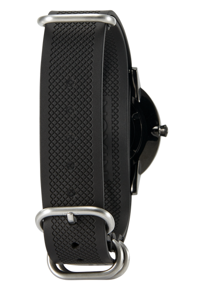 20mm FKM Rubber One Piece Band - Noir View 5