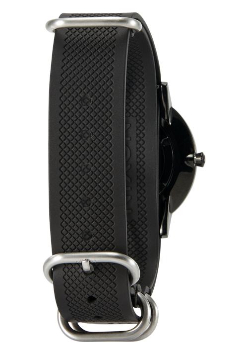 20mm FKM Rubber One Piece Band - Noir