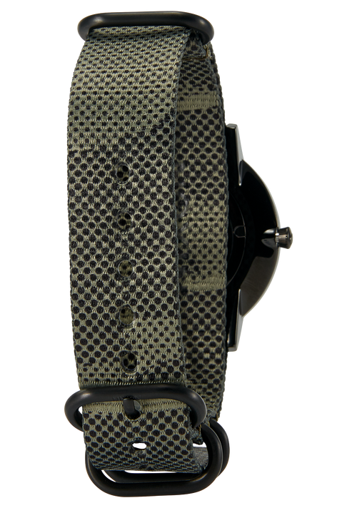 20mm Recycled One Piece Band - Vert olive camouflage