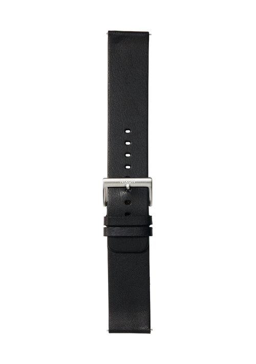 23mm Veg Tanned Leather Band - Noir