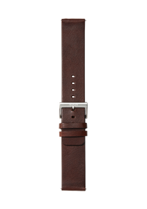 23mm Veg Tanned Leather Band - Marron View 2