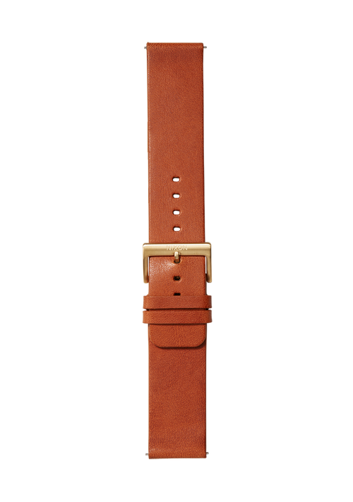 23mm Veg Tanned Leather Band - Marron clair