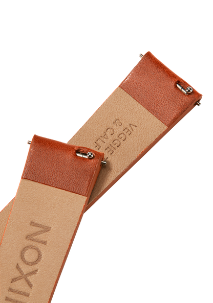 23mm Veg Tanned Leather Band - Marron clair View 4