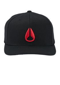 Deep Down Flexfit Athletic Fit Hat - Noir / rouge View 3
