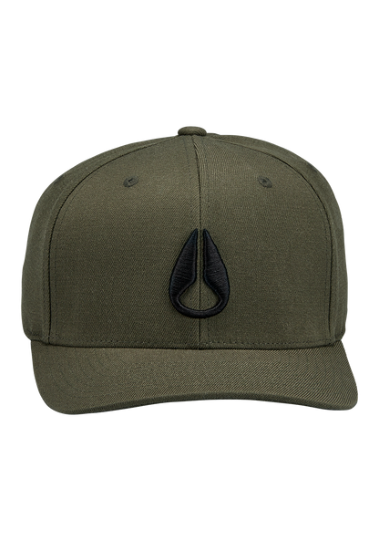 Deep Down Flexfit Athletic Fit Hat - Vert olive View 3