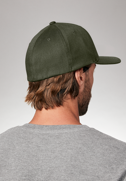 Deep Down Flexfit Athletic Fit Hat - Vert olive View 6