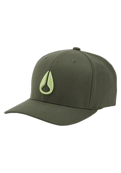 Deep Down Flexfit Athletic Fit Hat - Vert olive View 1