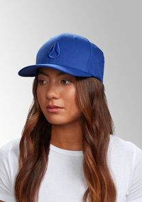 Deep Down Flexfit Athletic Fit Hat - Royal / Royal View 7