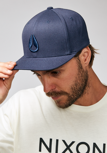 Deep Down Flexfit Athletic Fit Hat - Bleu marine uni View 6