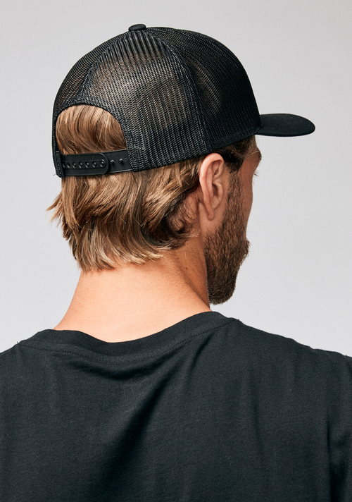 Iconed Trucker Hat - Noir / noir