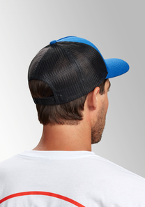 Casquette de camionneur à Iconed - Royal / Noir View 6