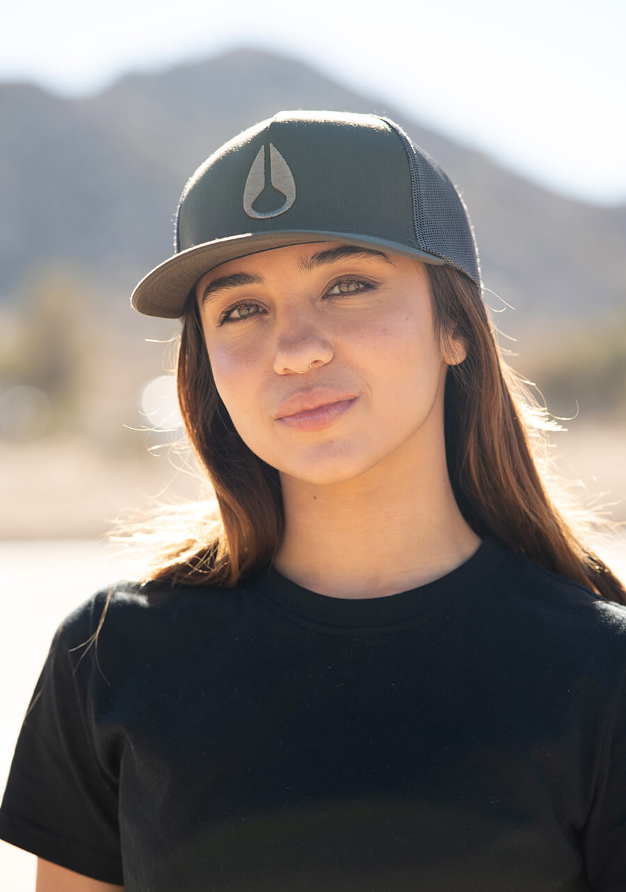 Casquette de camionneur à Iconed - Olive foncé