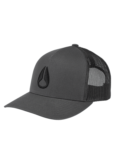 Iconed Trucker Hat - Anthracite / noir