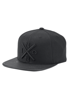 Casquette Snapback Exchange - Noir uni / noir