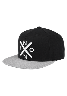 Casquette Snapback Exchange - Noir / Gris moucheté