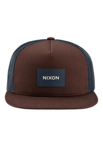 Team Trucker Hat - Bleu marine / marron View 3