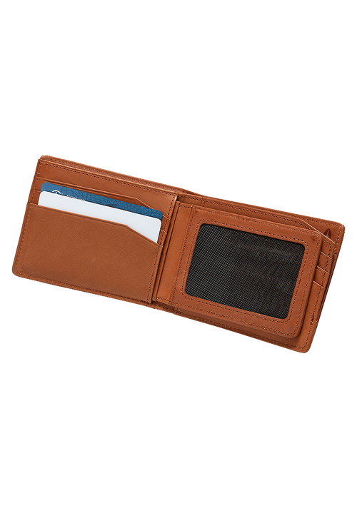 Portefeuille Pass Leather - Marron clair