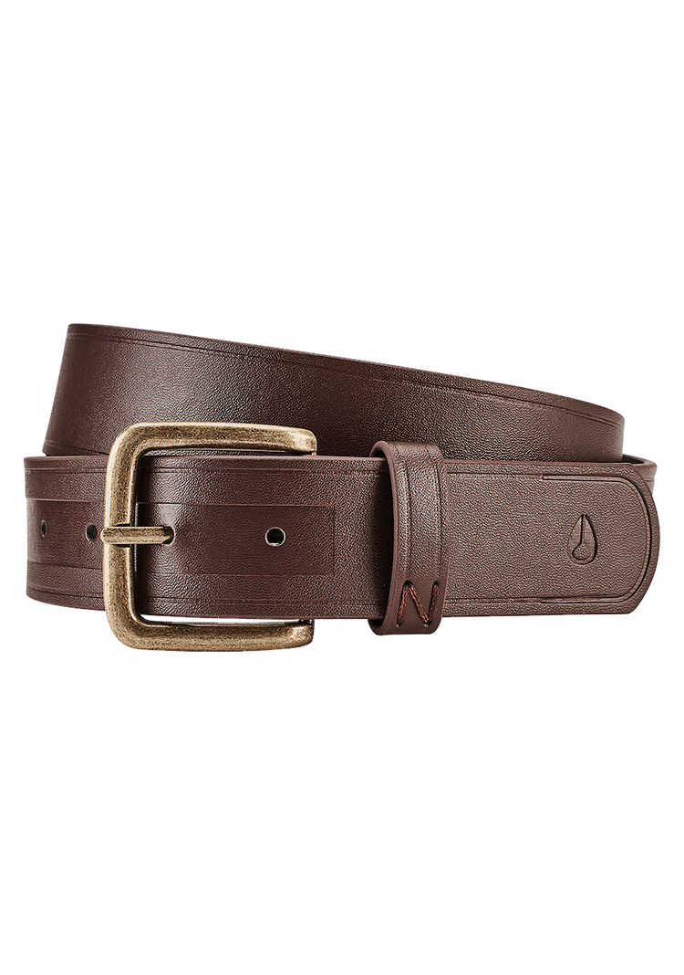 Ceinture Végane DNA - Brun / Or