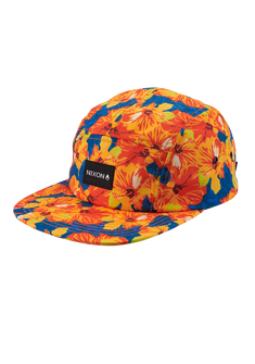 Mikey 5 Panel Hat - Orange / Multi