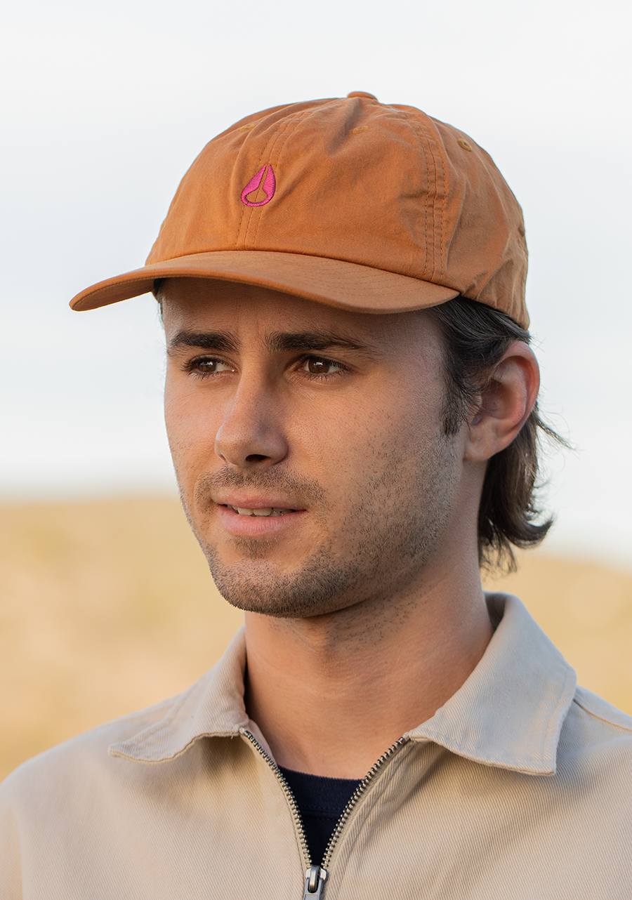 Casquette Agent à Lanière Réglable - Brun