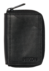 Porte-Carte Zip Cuir Orbit - Noir View 1