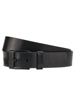 Ceinture Cuir Chronos - Noir