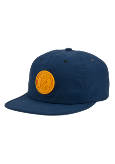 Casquette Strapback Flight - Bleu nuit / jaune foncé