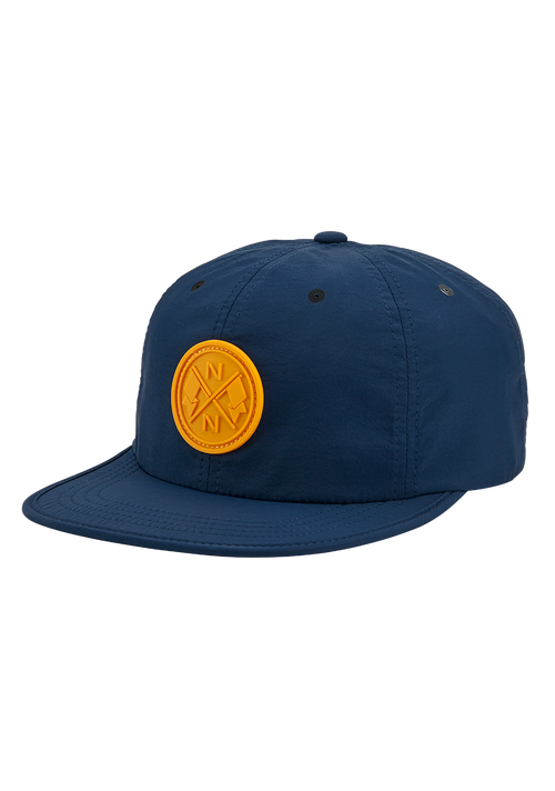 Casquette Strapback Flight - Bleu nuit / jaune foncé