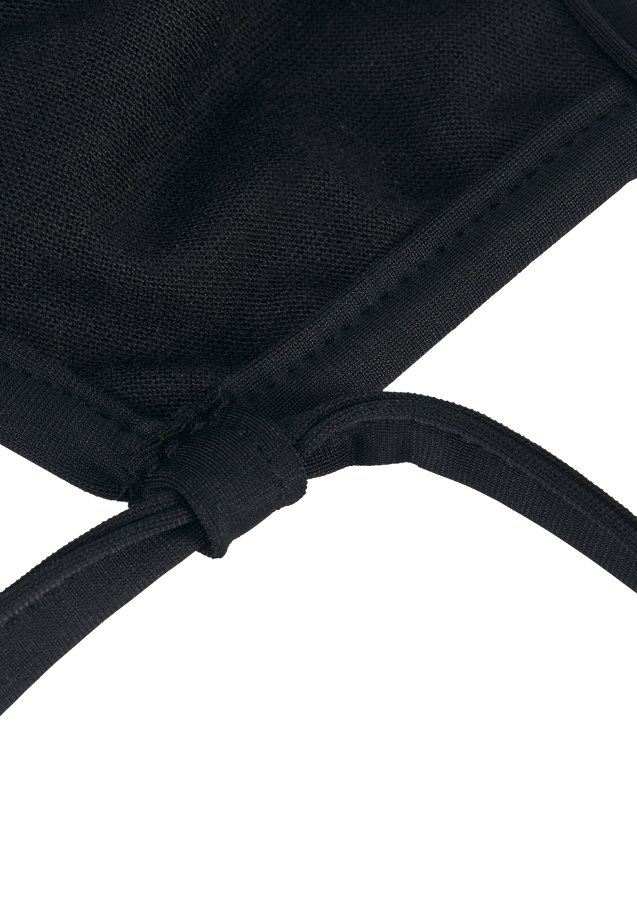 Masque réversible - Noir uni View 3