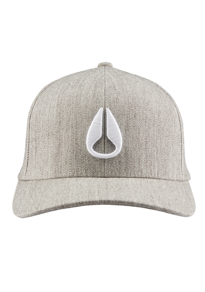 Deep Down Snapback - Gris moucheté / blanc View 3