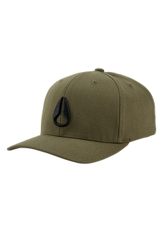 Deep Down Snapback - Vert olive