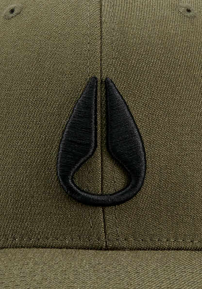 Deep Down Snapback - Vert olive View 5