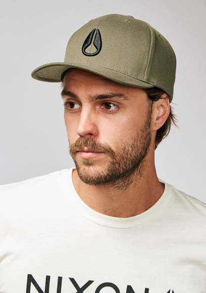 Deep Down Snapback - Vert olive View 6