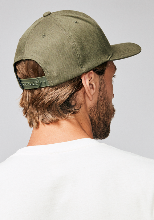 Deep Down Snapback - Vert olive