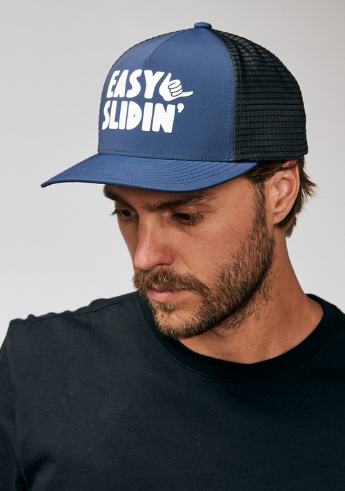 Casquette camionneur Slidin - Bleu marine