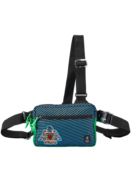 Grateful Dead Bandit Bag - Black / Blue / Green