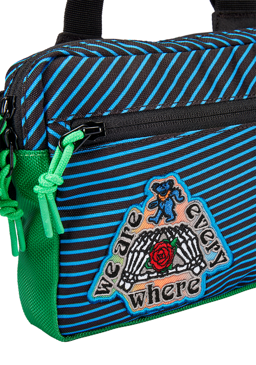 Grateful Dead Bandit Bag - Black / Blue / Green