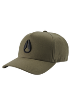 Snapback Deep Down Athletic - Vert olive / noir