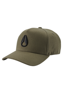 Snapback Deep Down Athletic - Vert olive / noir View 1