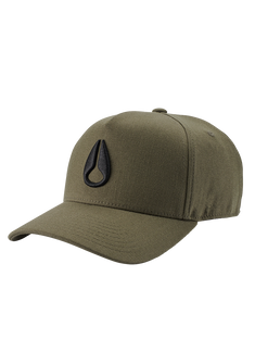 Snapback Deep Down Athletic - Vert olive / noir