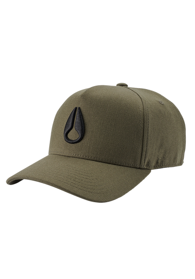 Snapback Deep Down Athletic - Vert olive / noir