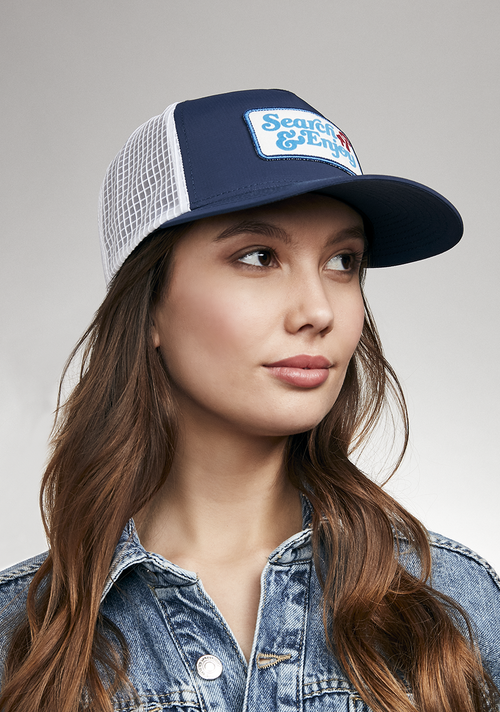 Searchin Trucker - Bleu marine / blanc