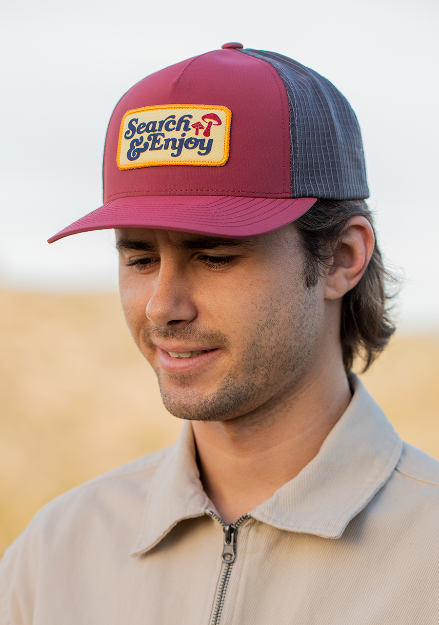 Casquette Searchin Trucker - Bourgogne