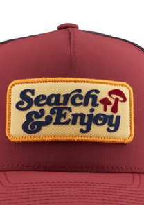 Searchin Trucker - Burgundy / Gray View 4