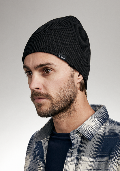 Kingman Wool Beanie - Noir View 3