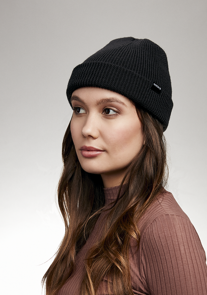 Kingman Wool Beanie - Noir View 5