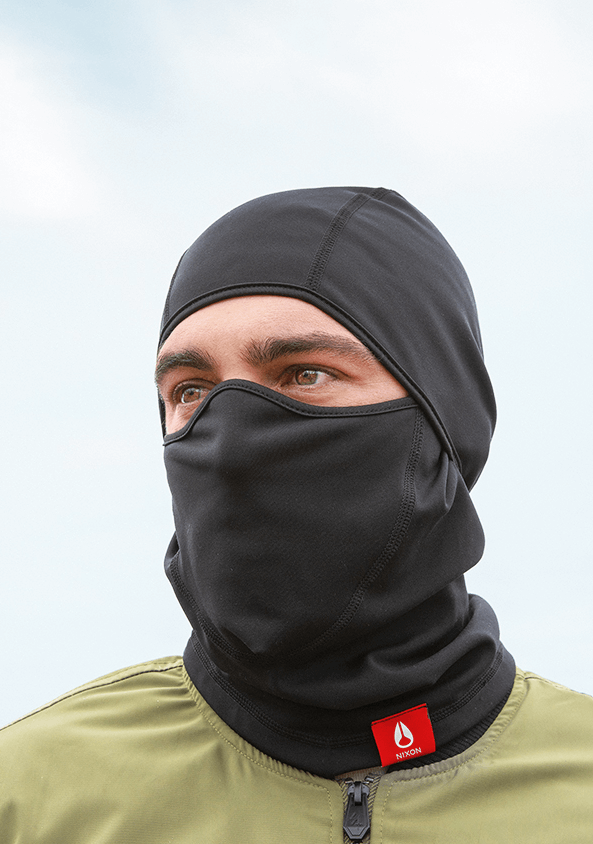 Cagoule à visage découvert - Noir
