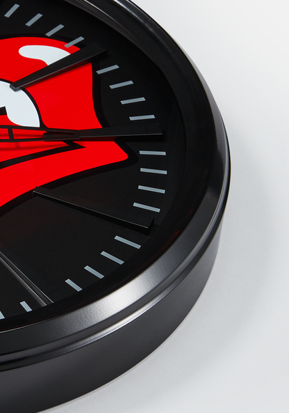 Rolling Stones Sentry Wall Clock - Noir / noir View 3