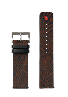 Rolling Stones 23mm Leather Band - Noir